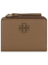 Mcgraw Half Wallet Brown - TORY BURCH - BALAAN 3