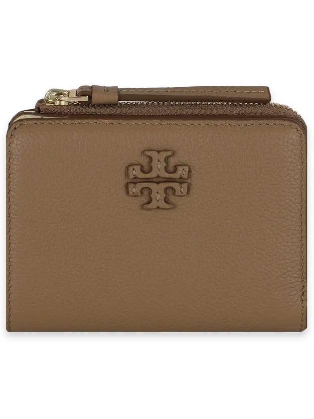 Mcgraw Half Wallet Brown - TORY BURCH - BALAAN 2