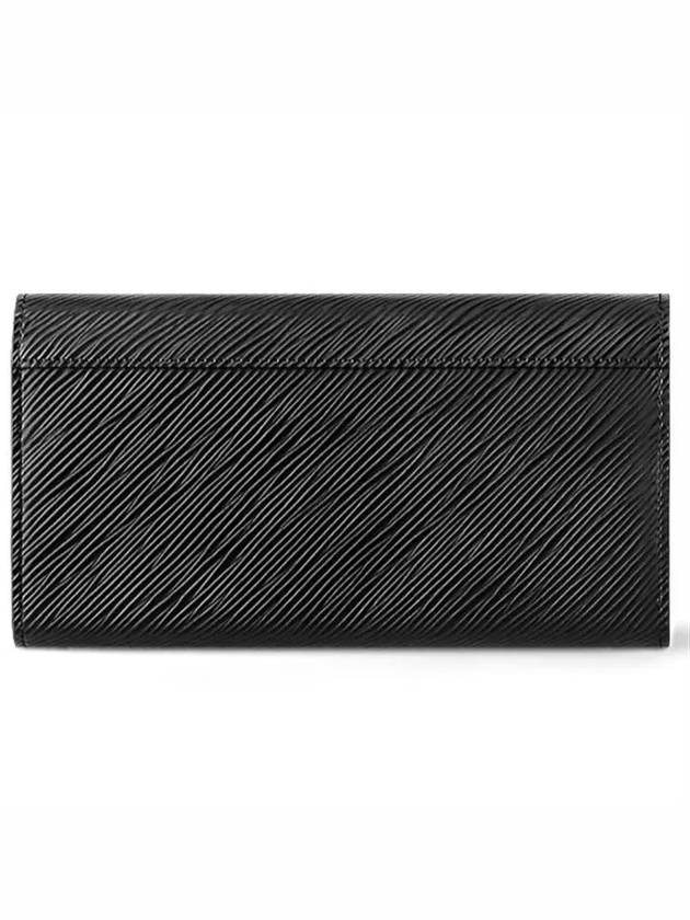 Epi Grain Twist Long Wallet Black - LOUIS VUITTON - BALAAN 7