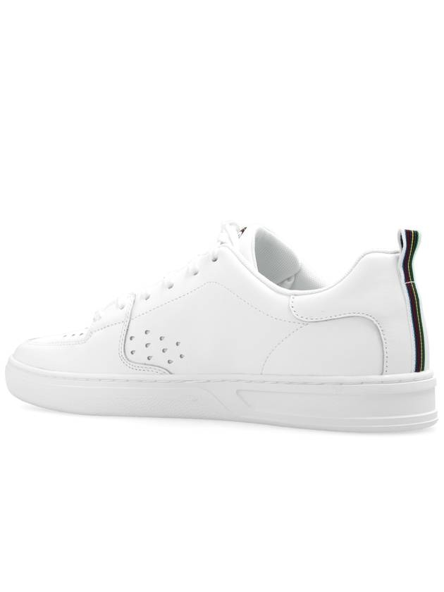 Cosmo Leather Low Top Sneakers White - PAUL SMITH - BALAAN 6