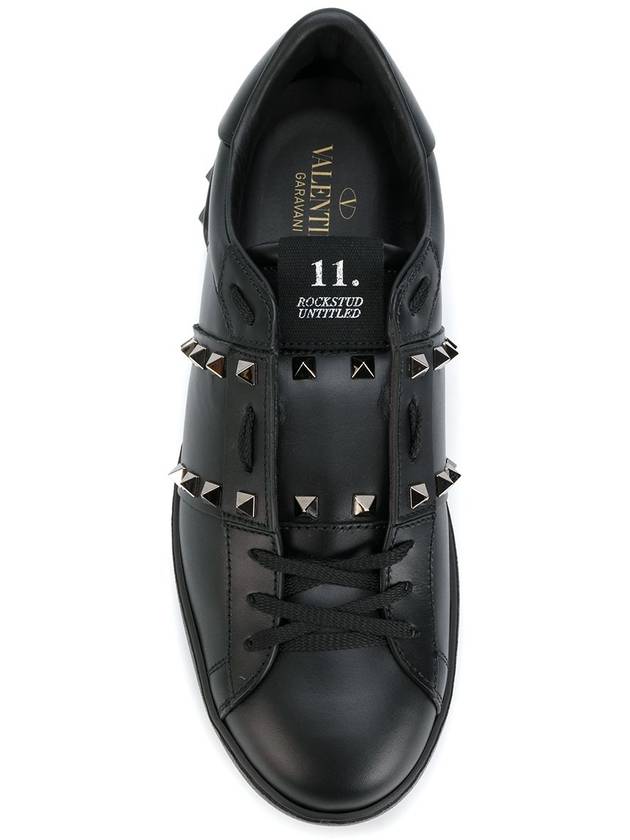 Valentino Garavani Sneakers Black - VALENTINO - BALAAN 4