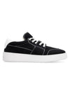 Heart Logo Low Top Sneakers Black - AMI - BALAAN 1