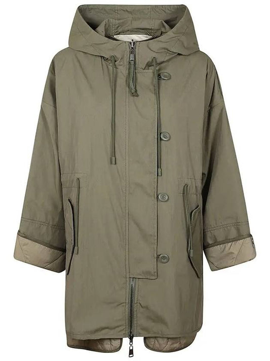 Fumetto Water Repellent Cape Parka Khaki - MAX MARA - BALAAN 2