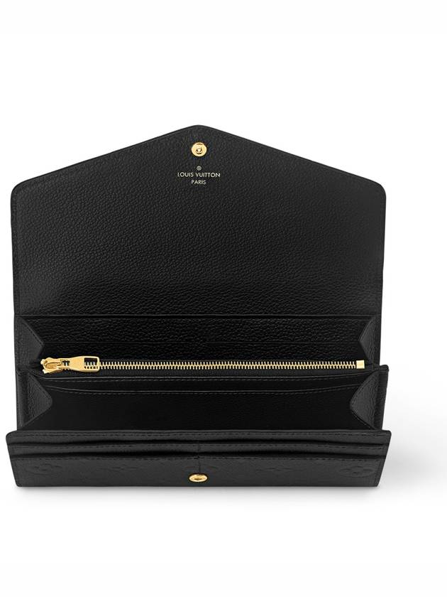 Sarah Monogram Long Wallet Black - LOUIS VUITTON - BALAAN 7