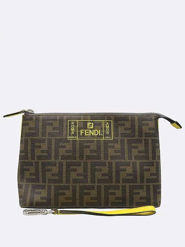 7N0102 Logo M Clutch Pouch Bag - FENDI - BALAAN 1