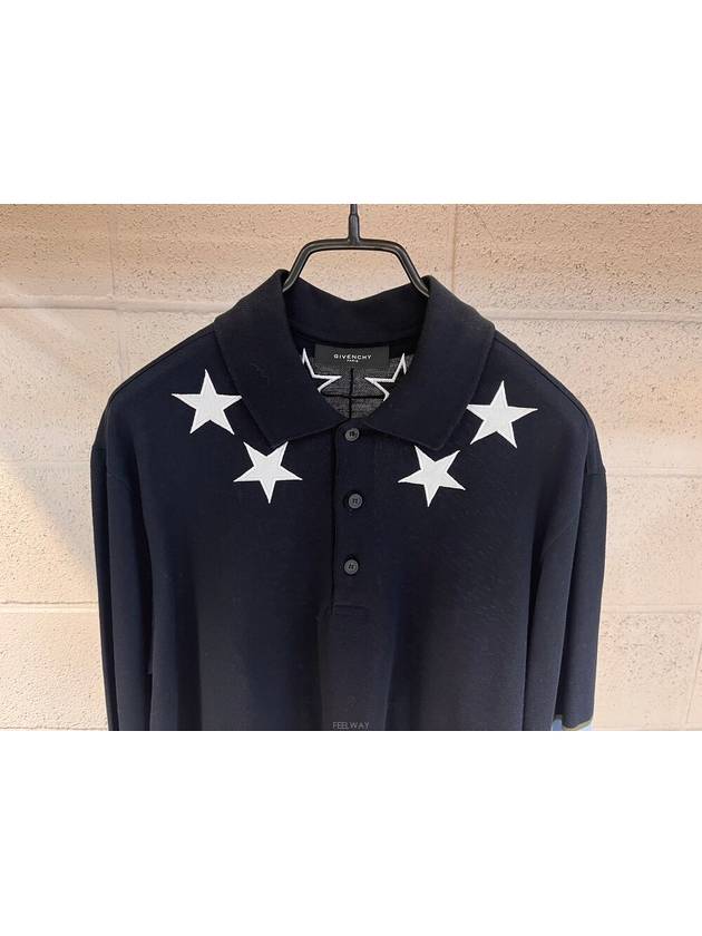 Men's Star Patch Long Sleeve TShirt 14S 7108706 001 - GIVENCHY - BALAAN 3