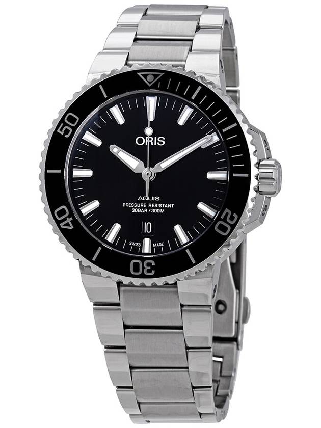 Oris Aquis Date Automatic Black Dial Men's Watch 01 733 7730 4134-07 8 24 05PEB - ORIS - BALAAN 1