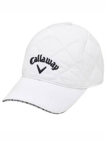 CALLAWAY Quilting Caps C24291110 White Cap - CALLAWAY GOLF - BALAAN 1