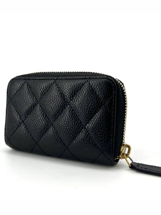 Caviar zipper gold card wallet - CHANEL - BALAAN 5