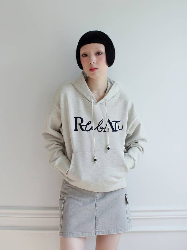 Lettering Logo HOOD OATMEAL - RUBATI - BALAAN 5