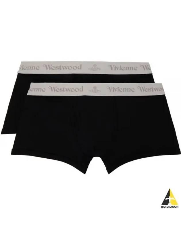 TWO PACK BOXER GRAY BAND 8106001E J002Y N401 2 pack boxer gray band - VIVIENNE WESTWOOD - BALAAN 1