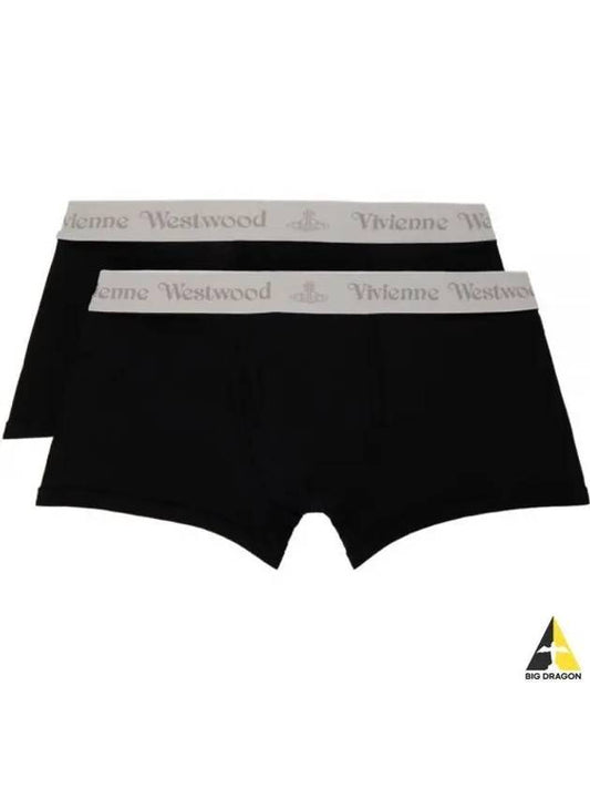 TWO PACK BOXER GRAY BAND 8106001E J002Y N401 2 - VIVIENNE WESTWOOD - BALAAN 1