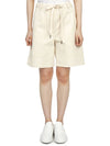 Women's Cotton Shorts Ivory - MONCLER - BALAAN 2