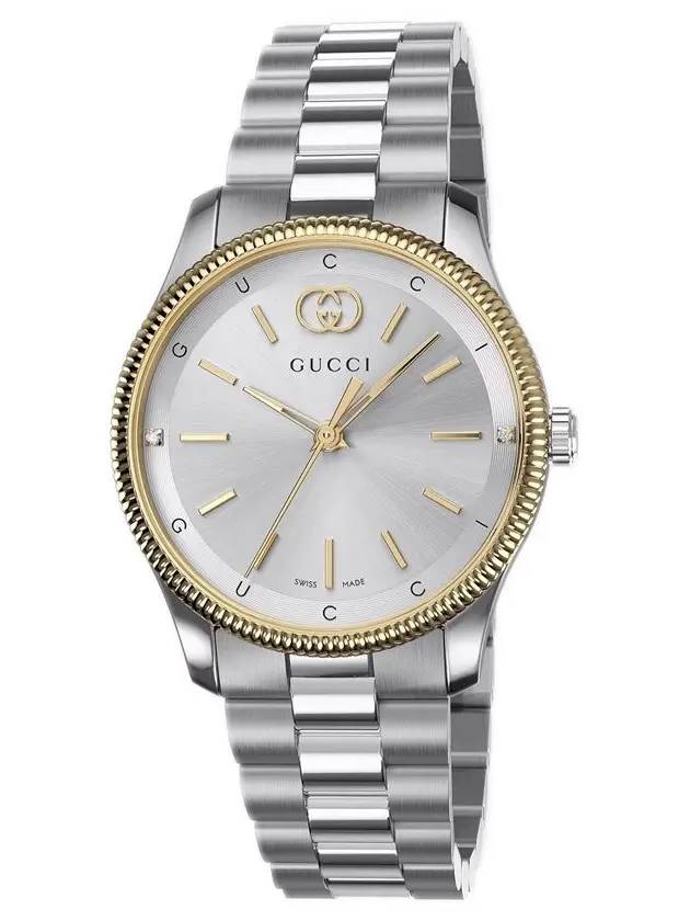 G Timeless Slim Watch Silver - GUCCI - BALAAN 3