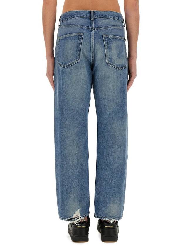 Mick Jeans Charlotte Blue - SAINT LAURENT - BALAAN 4