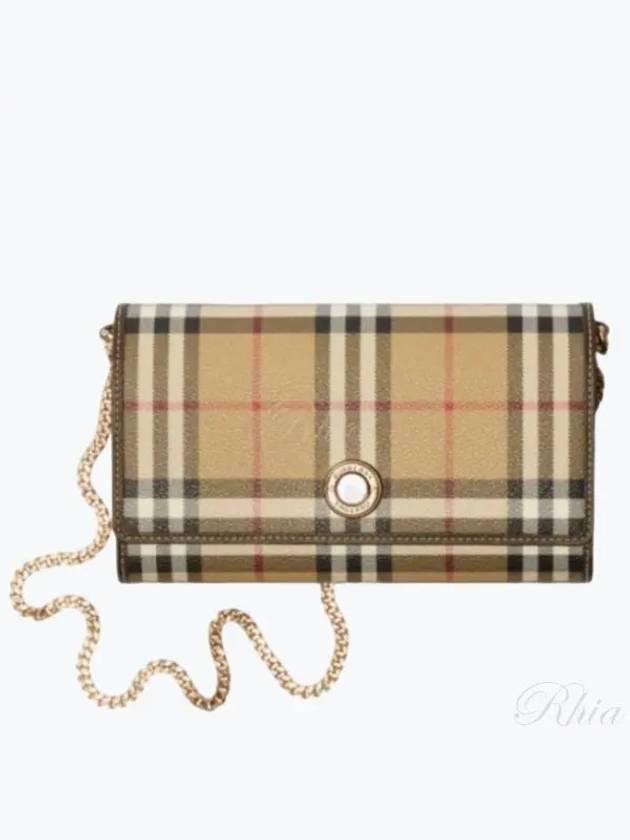 Check Chain Strap Cross Bag Archive Beige - BURBERRY - BALAAN 2