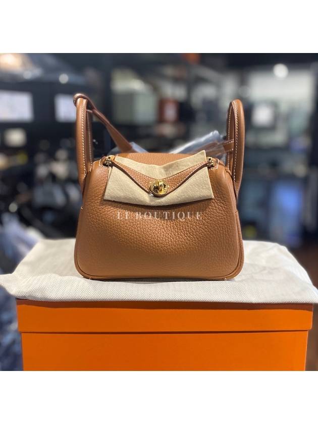 Lindy Mini Bag Brown - HERMES - BALAAN 2