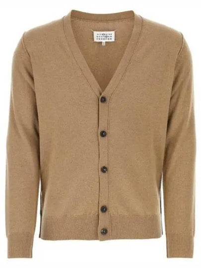 Cashmere Back Stitch Cardigan Beige - MAISON MARGIELA - BALAAN 2