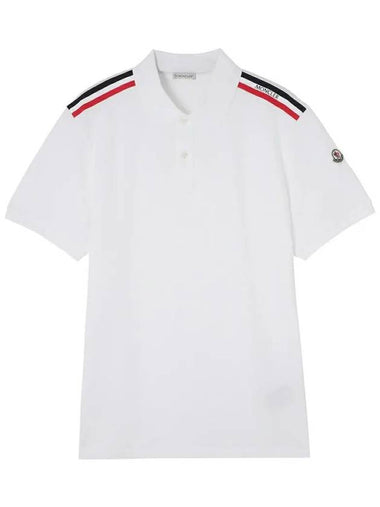 logo patch polo shirt 8A00020 89A16 002 - MONCLER - BALAAN 1