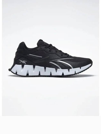 Zig Dynamica 4 Low Top Sneakers Black Silver - REEBOK - BALAAN 2