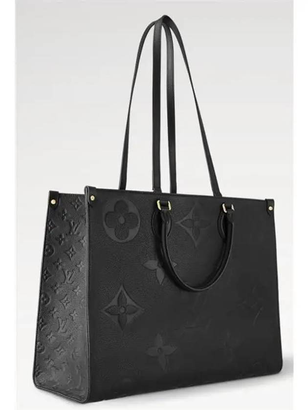 OnTheGo Monogram Empreinte Leather Tote Bag Black - LOUIS VUITTON - BALAAN 4