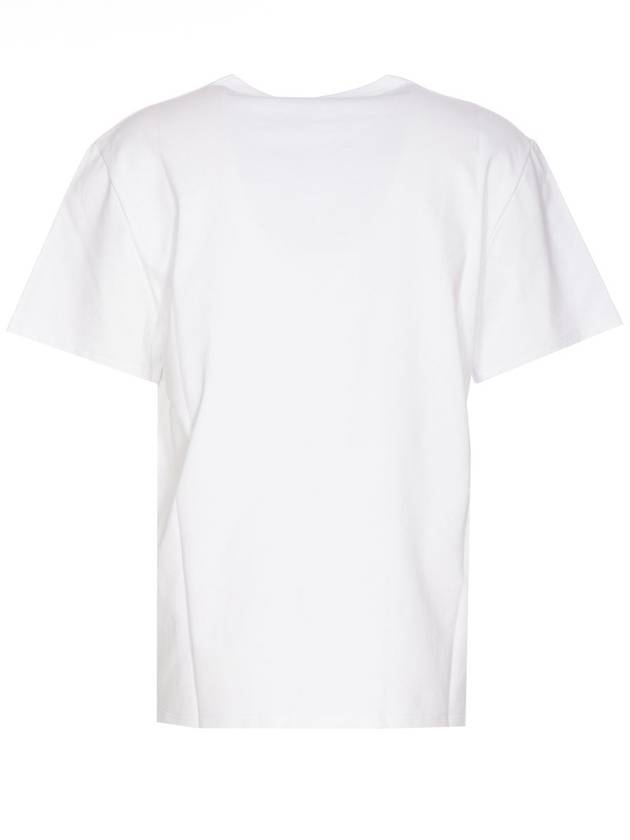 Short Sleeve T-Shirt 776281QXAAB 0965 White - ALEXANDER MCQUEEN - BALAAN 3