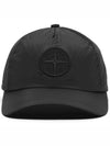 Nylon Logo Ball Cap Black - STONE ISLAND - BALAAN 3