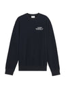 Rue De Richelieu Relax Cotton Sweatshirt Black - MAISON KITSUNE - BALAAN 1