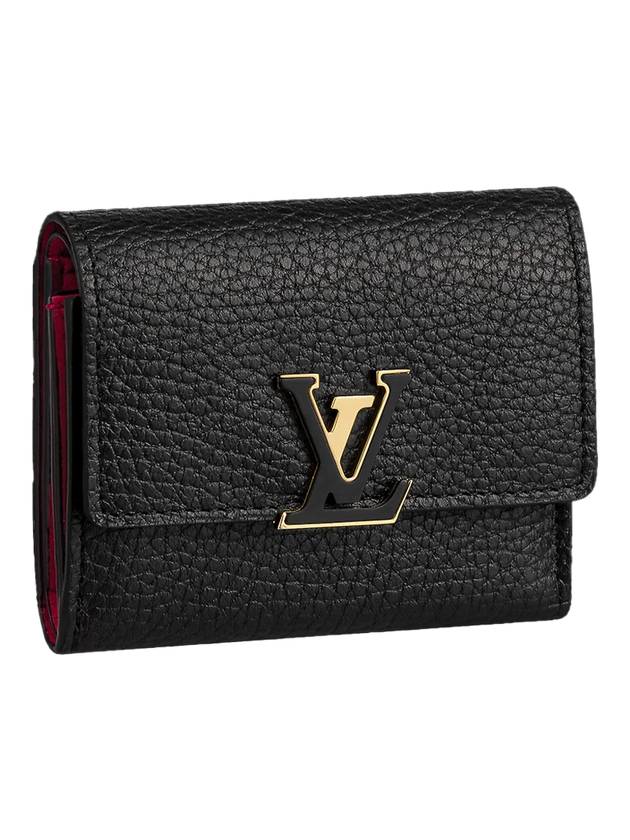 Capucines XS Half Wallet Black - LOUIS VUITTON - BALAAN 1