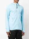 Diagonal Raise Fleece Goggle  Zip-Up Hoodie Sky Blue - CP COMPANY - BALAAN 4