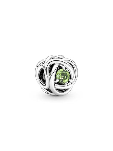 Spring Green Eternity Circle Bracelet Charm Silver Green - PANDORA - BALAAN 1