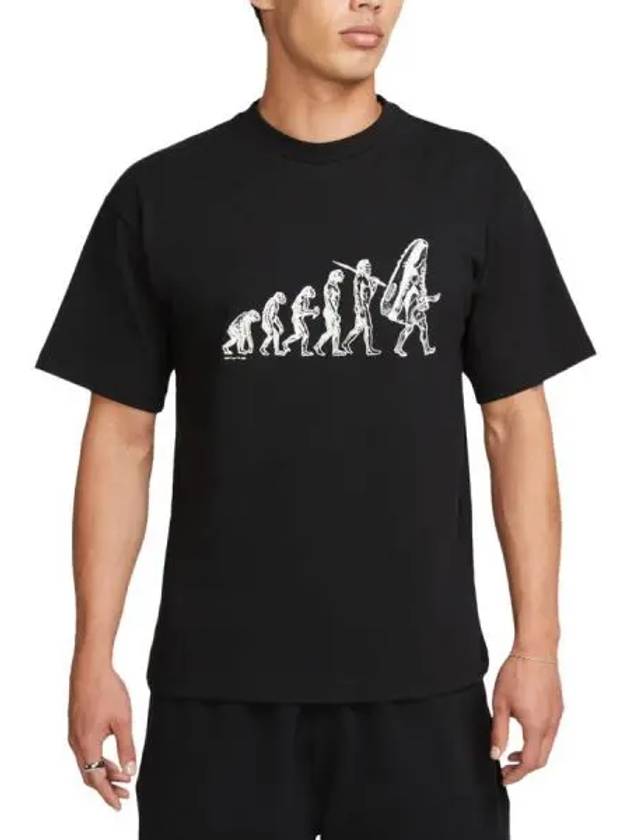 Sneaker Evolution Short Sleeve T Shirt Black - NIKE - BALAAN 1