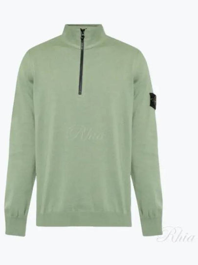 Soft Cotton Knit Top Green - STONE ISLAND - BALAAN 2