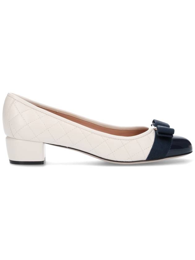 Ferragamo With Heel White - SALVATORE FERRAGAMO - BALAAN 1