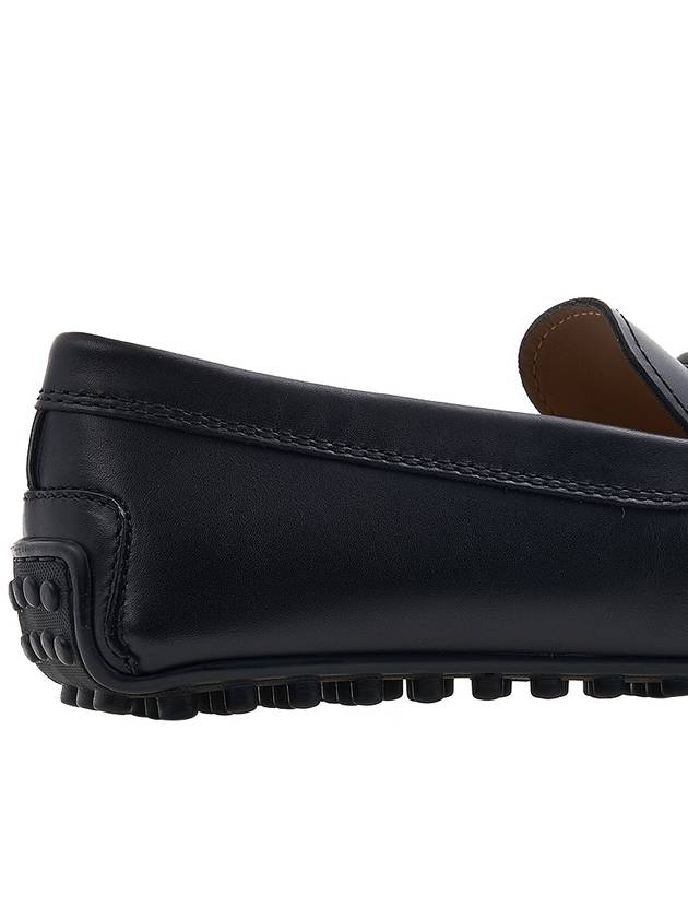 Men's City Gomino Leather Driving Shoes Black - TOD'S - BALAAN 11