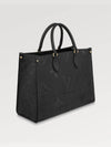 OnTheGo MM Monogram Tote Bag Black - LOUIS VUITTON - BALAAN 3