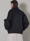 High neck shorts coat black - MITTE - BALAAN 4