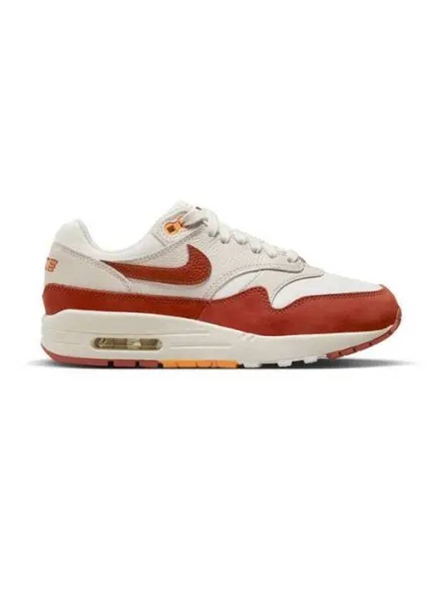 Air Max 1 Low Top Sneakers Ivory Orange - NIKE - BALAAN 2