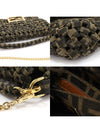 8BS017 Brown jacquard woven interlace gold FF logo baguette mini 2WAY - FENDI - BALAAN 6