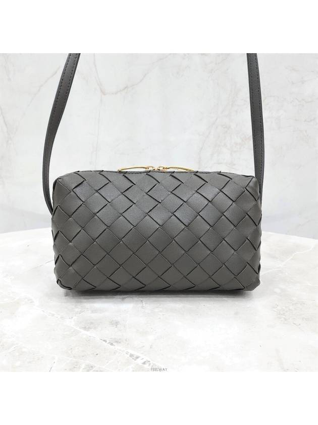 Lux You Intrecciato mini leather cross bag - BOTTEGA VENETA - BALAAN 1