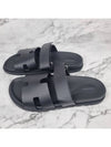 Chypre Calfskin Sandals Black - HERMES - BALAAN 4