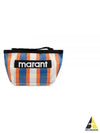 Embroidered Logo Pouch Bag Blue - ISABEL MARANT - BALAAN 2