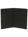 Vitello Logo Leather Card Wallet Black - PRADA - BALAAN 5