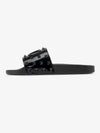 Rockstud V Logo Signature Slippers Black - VALENTINO - BALAAN 2