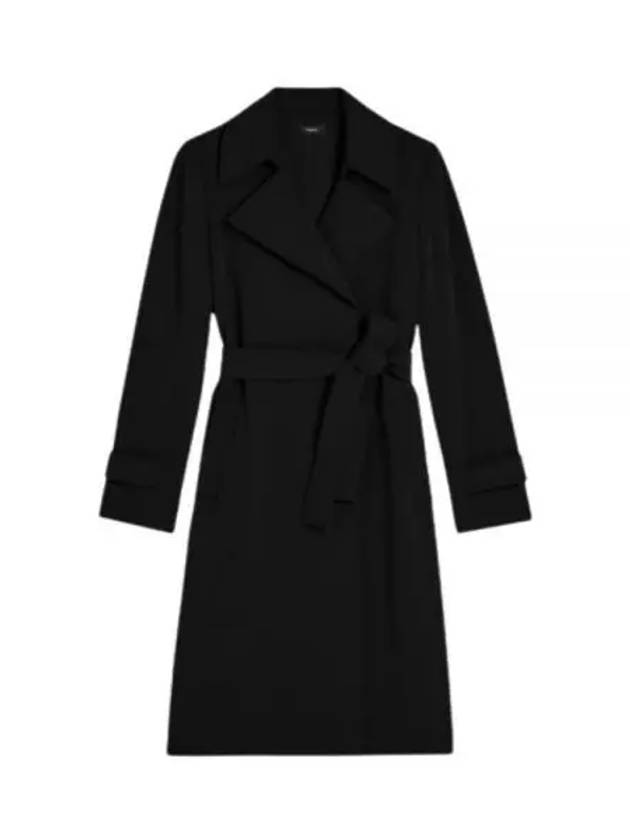 Oaklane Trench Coat Black - THEORY - BALAAN 2