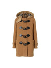 Wool Nylon Duffel Coat Camel - BURBERRY - BALAAN 1