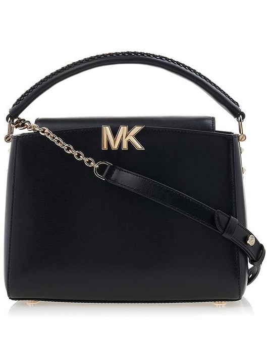 Cali Medium Leather Tote Bag Black - MICHAEL KORS - BALAAN.