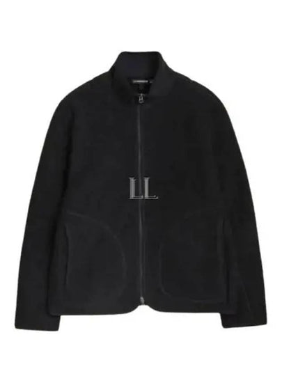 Men's Dustin Wool Fleece Jacket Black - J.LINDEBERG - BALAAN 2