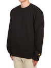 Chase Crew Neck Sweatshirt Black - CARHARTT WIP - BALAAN 3