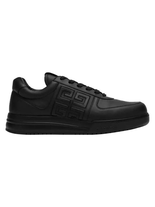 G4 Logo Calfskin Low Top Sneakers Black - GIVENCHY - BALAAN 1